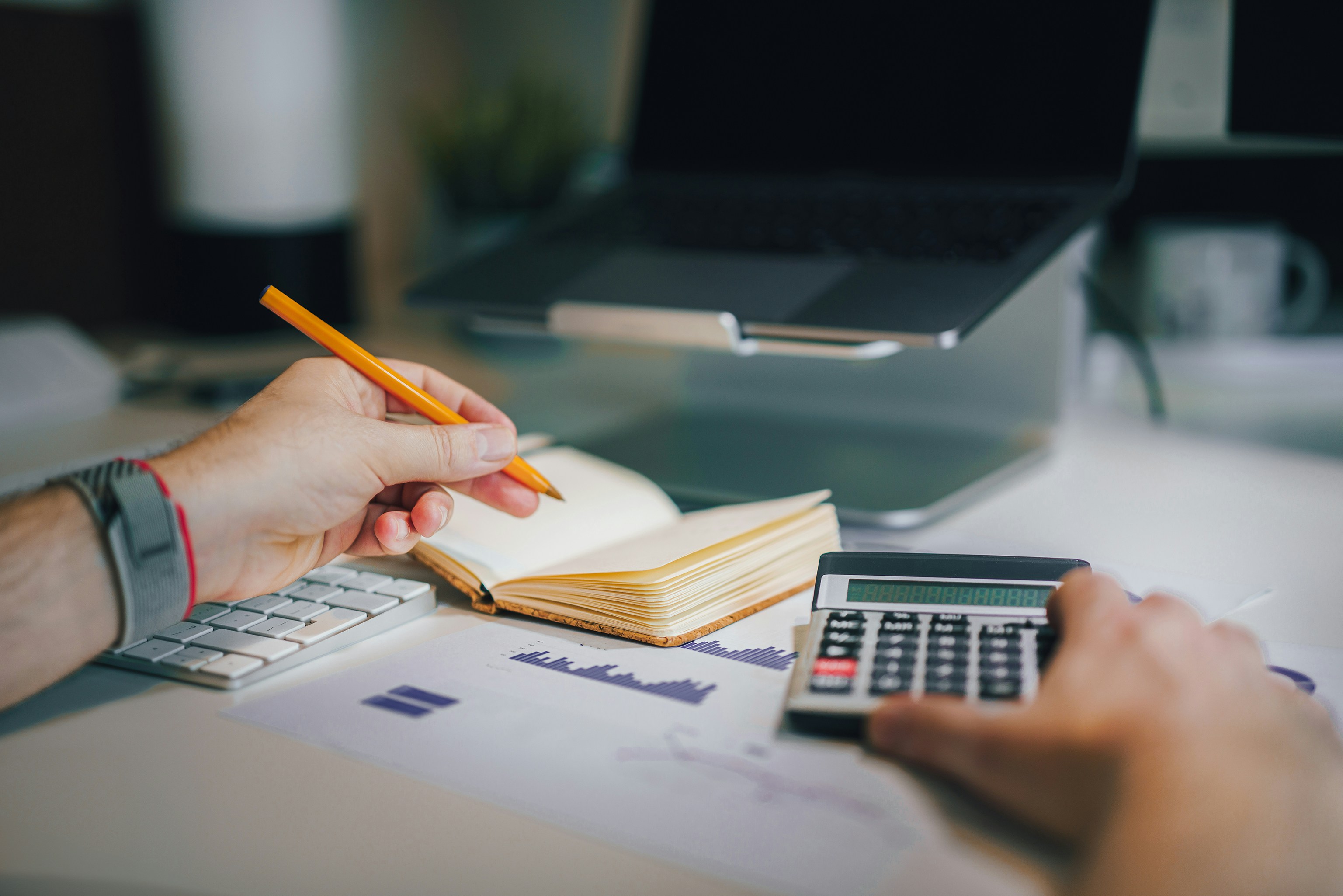 Mortgage broker reviewing home loan options